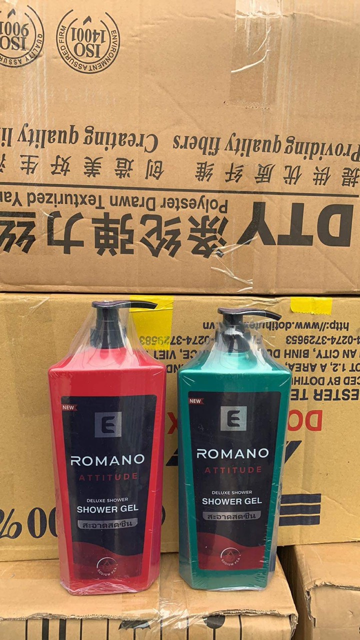 Sữa tắm romano deluxe shower gel 1200ml - phong cách lịch lãm
