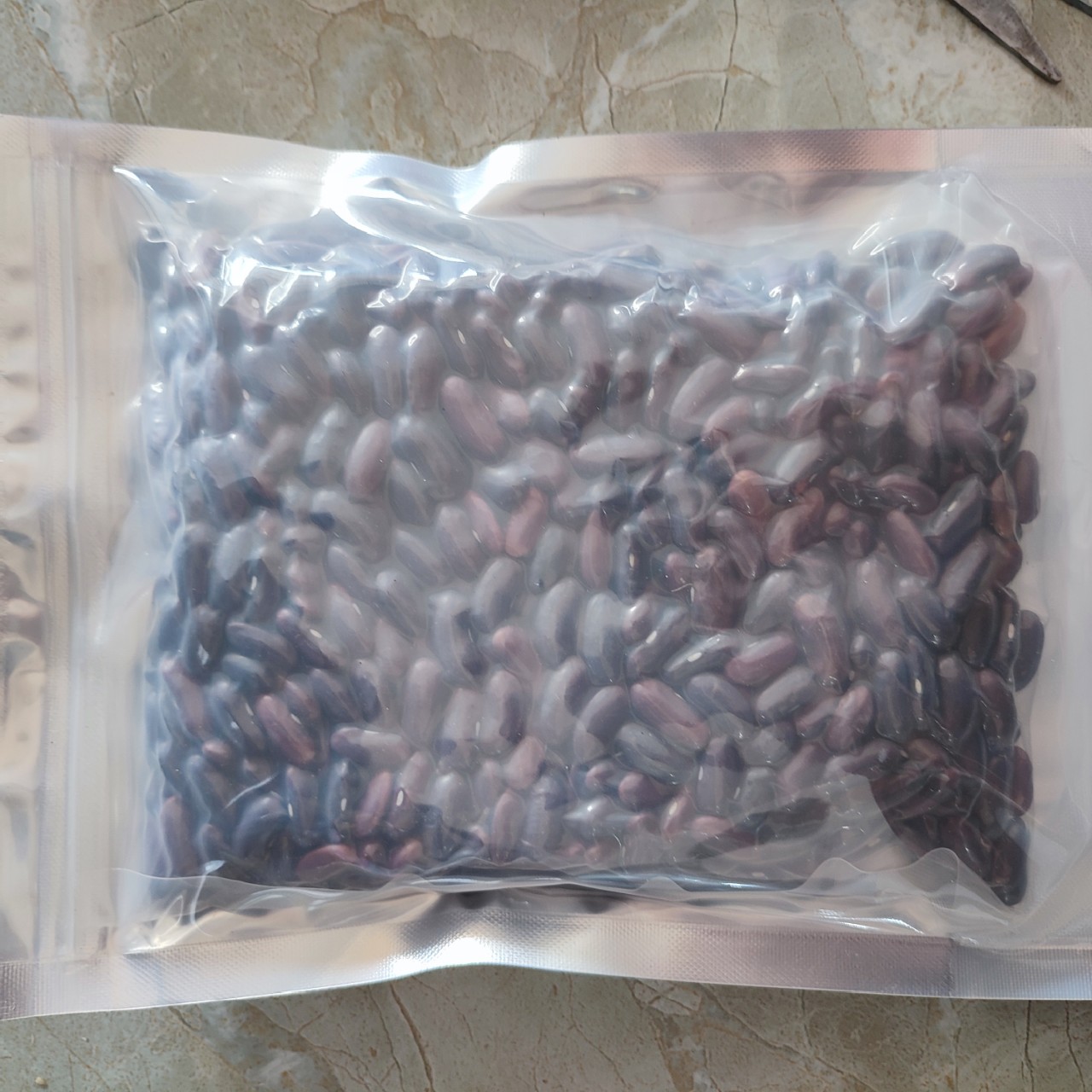 ĐẬU ĐỎ TÂY, ĐẬU ĐỎ HẠT TO gói 500gr, hạt to tròn chắc hạt đều tay hút chân không.