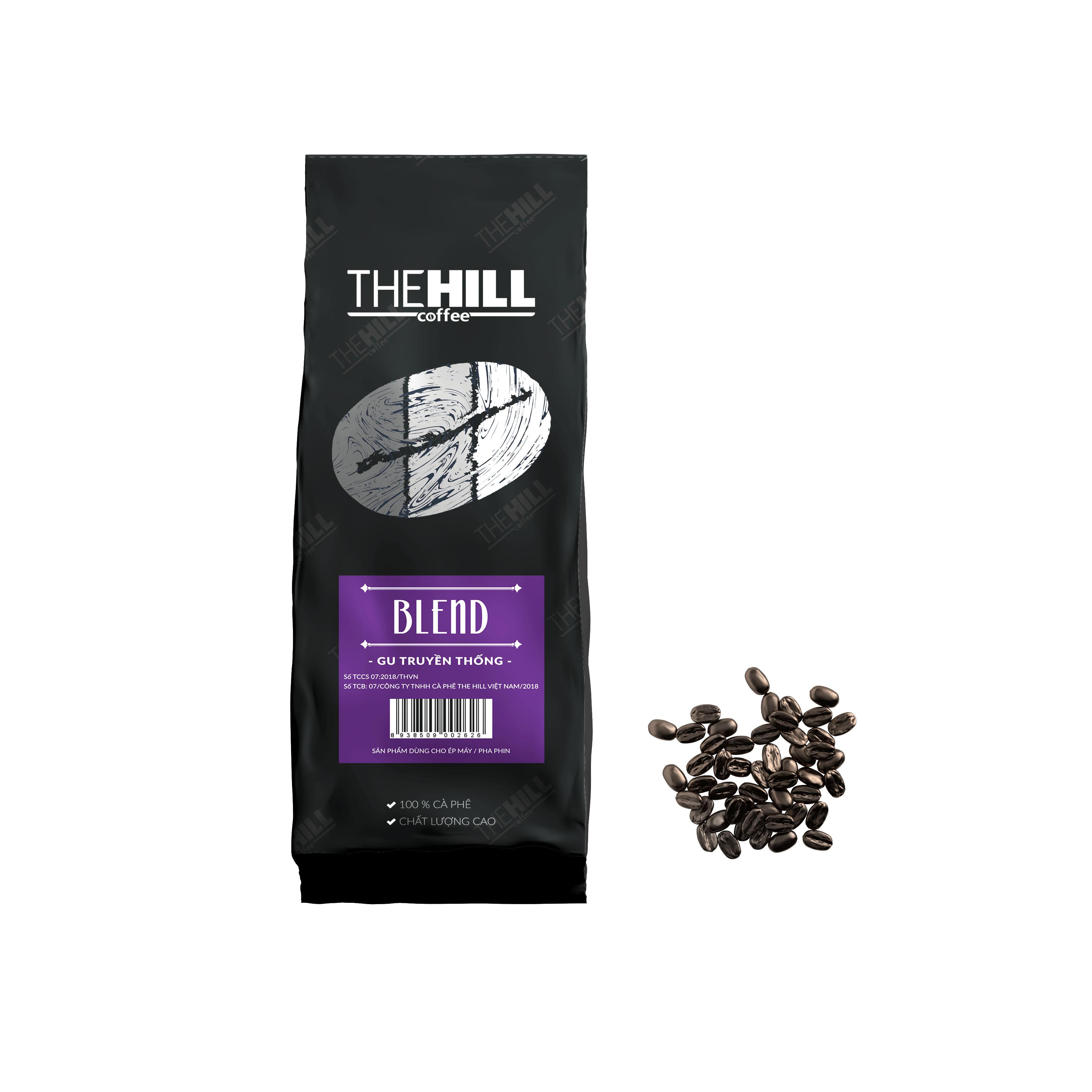 Cà phê nguyên chất Arabica - Nguyên hạt 500g - Cafe The Hill Việt Nam