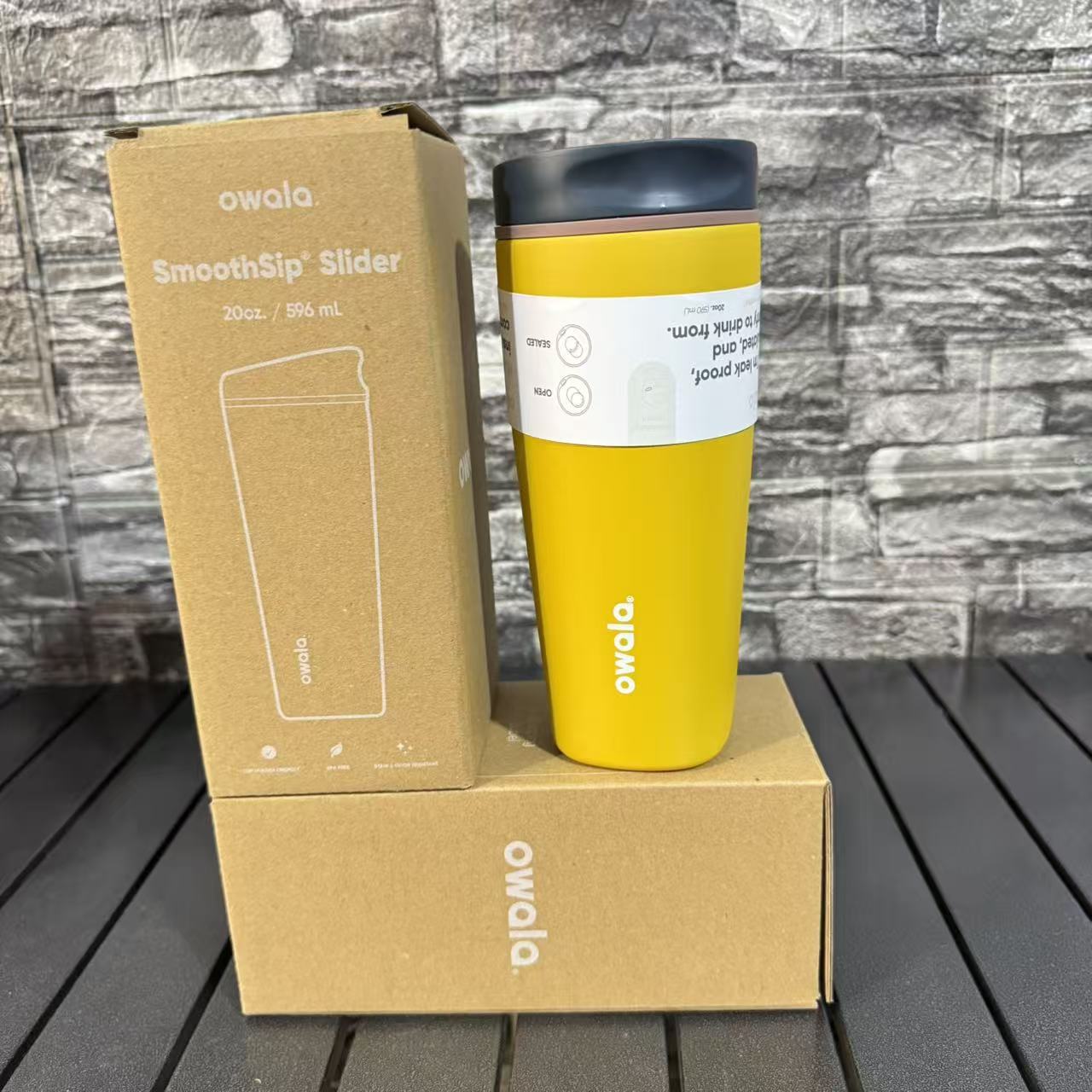Owala304 Cốc giữ nhiệt bằng thép không gỉ làm quà tặng học sinh, cốc cà phê cao cấp phổ biến dùng trong gia đình, tiện mang theo và thích hợp cho việc đi du lịch bằng ô tô. - 7