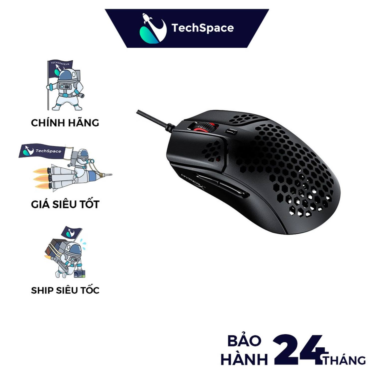 Chuột HyperX Pulsefire Haste RGB -Bảo hành 24 tháng