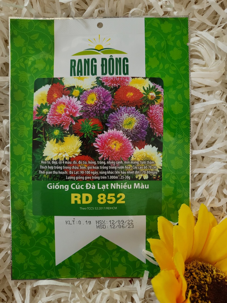 Hạt giống cúc đà lạt nhiều màu rd 852