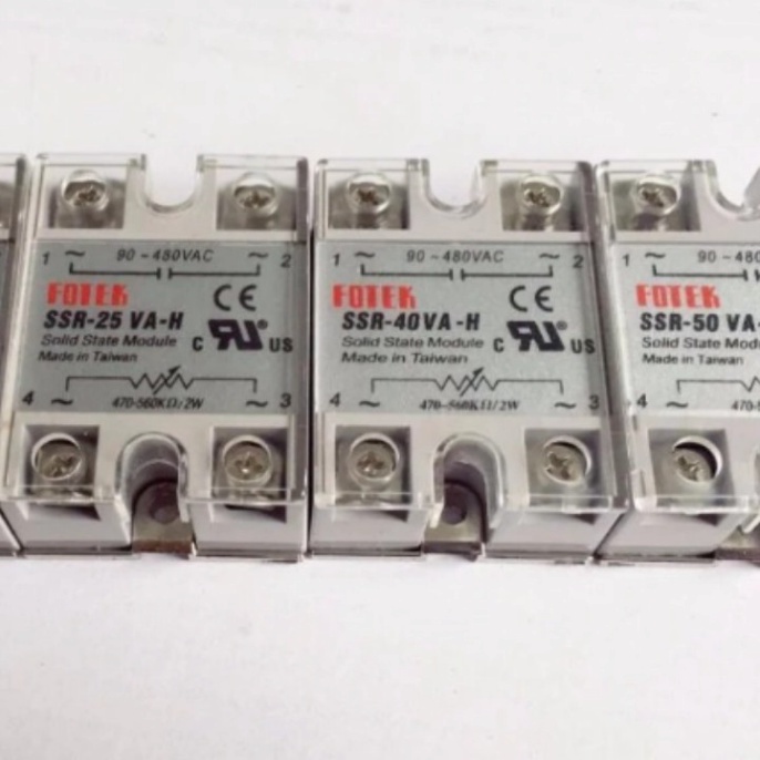 (HÀNG CÓ SẴN) Rơ le bán dẫn SSR-40VA-H, 100VA-H giá rẻ chuyển từ 500KΩ/1/4W sang 90-480VAC
