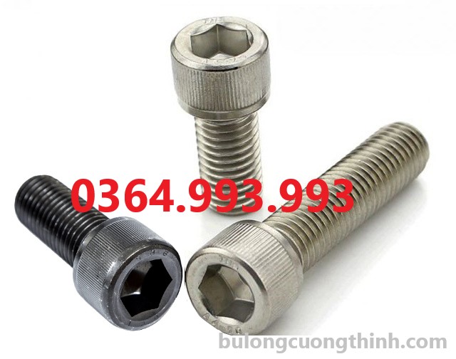 Gói 20 cái Bulong lục giác chìm M8x30, M8x40, M8x50, M8x70. Chất liệu: Inox 304