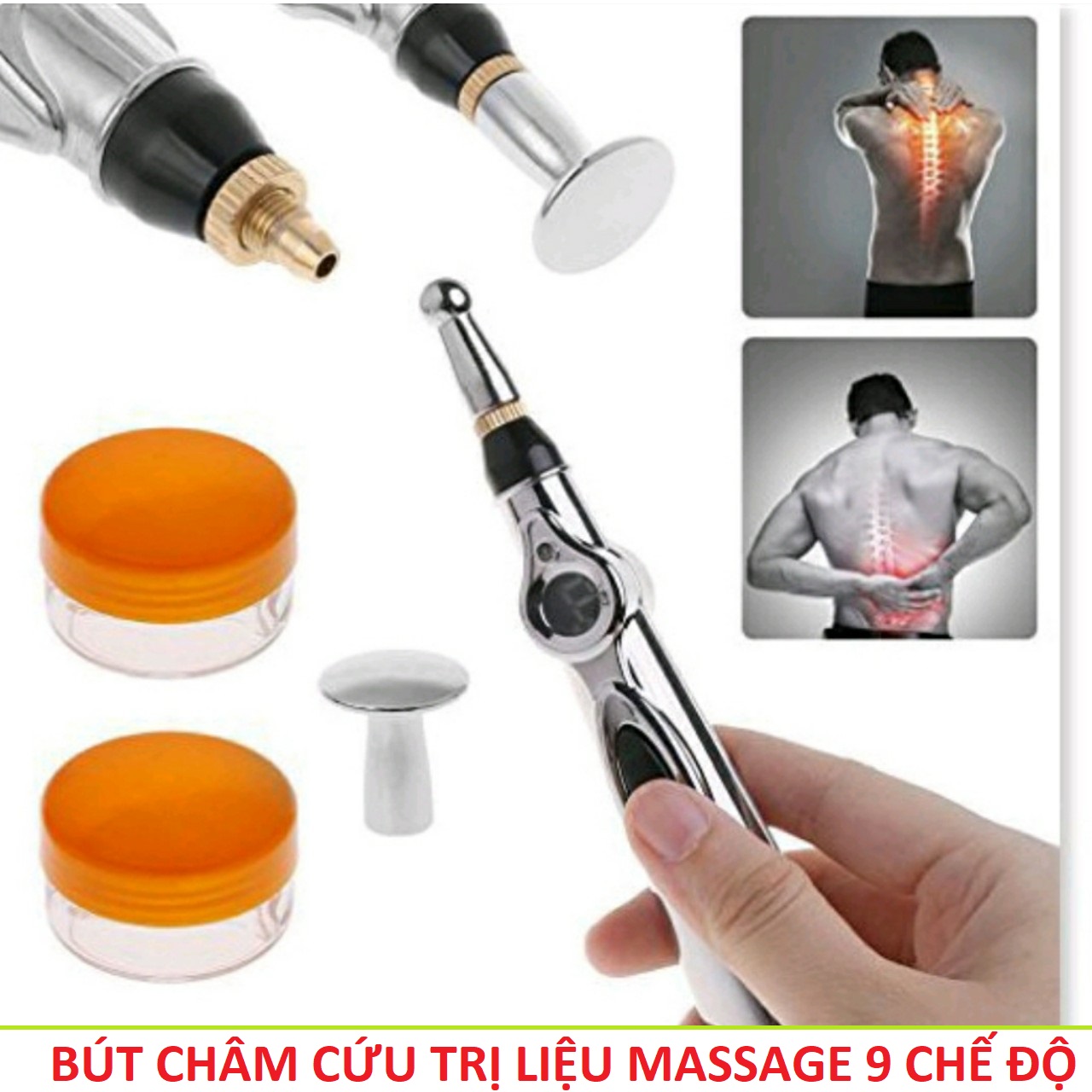 Bút MASSAGE Dò Huyệt Châm Cứu Kế Thừa Công Nghệ Truyền Thống Hiệu Quả Đến Từng Phương Pháp , Bút châm cứu trị liệu chống đau mỏi hiệu quả tại nhà hàng cao câp chinh hãng