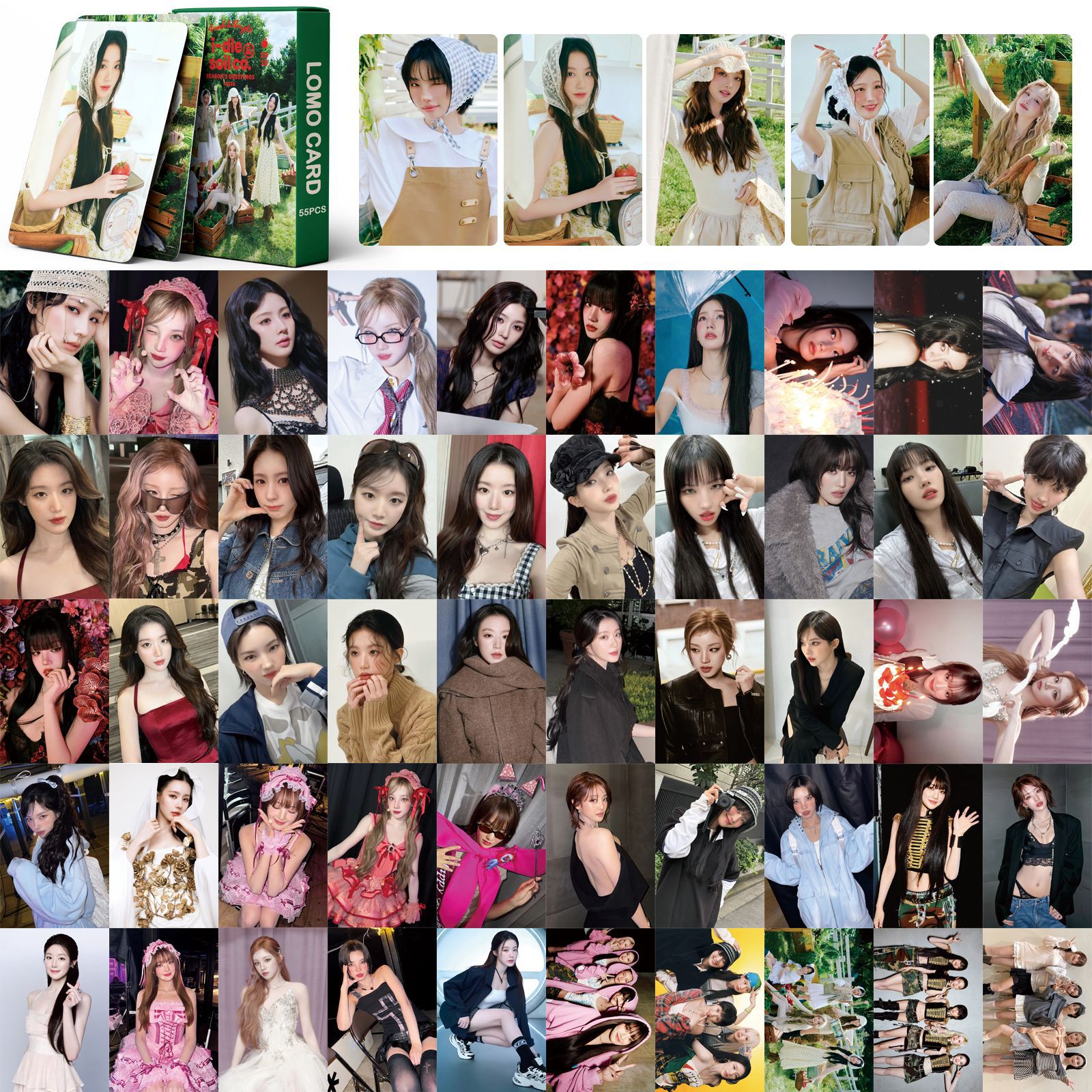 Set 55 lomo card (G)-IDLE Season's Greeting 2026