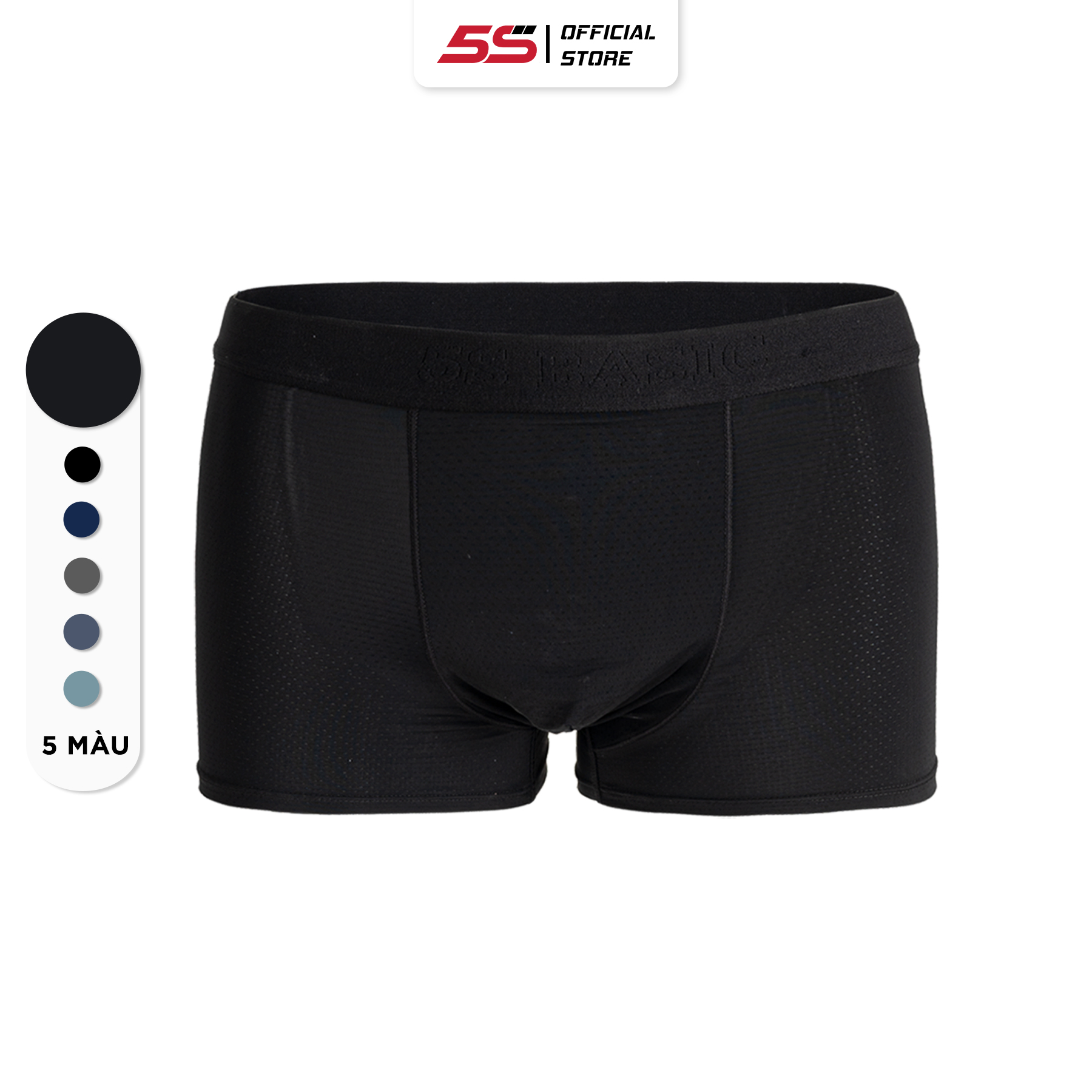 Quần Lót Nam Boxer 5S Chất Liệu Premium Thấm Hút Cực Tốt Kháng Khuẩn Co Giãn Dễ Chịu