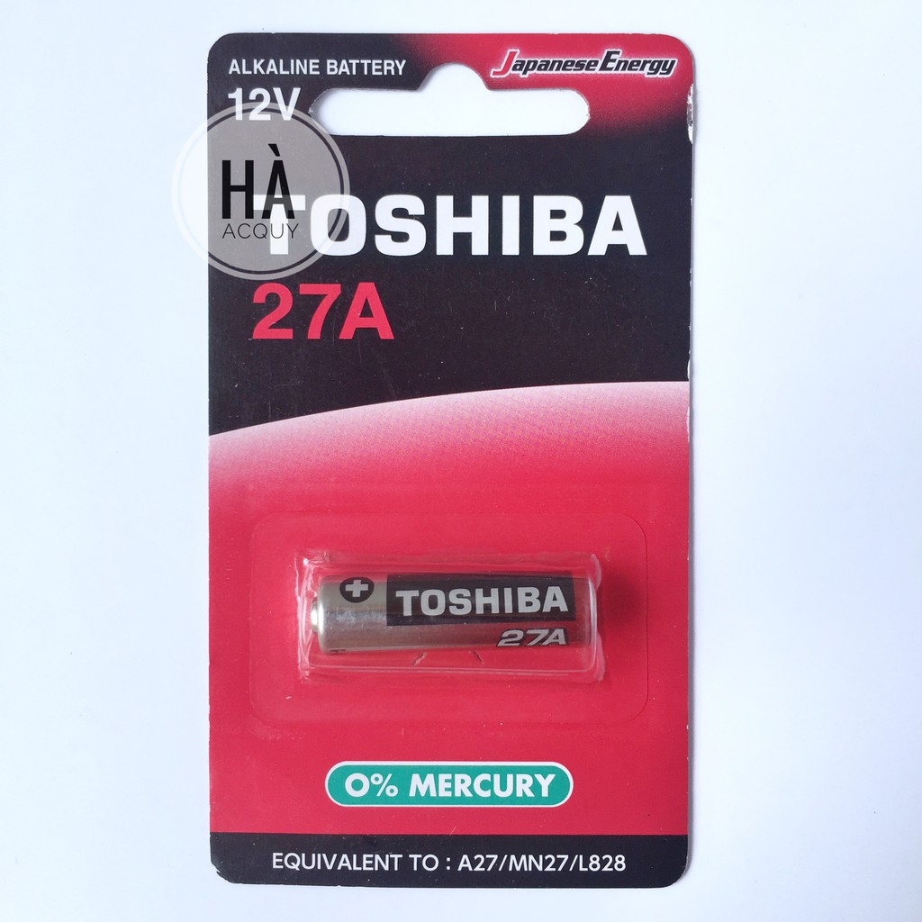 Pin chuông toshiba alkaline 27a,12v - chính hãng