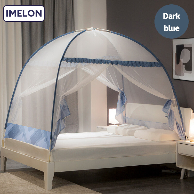 IMELON quả tặng miễn phí TOÀN CỬA HÀNG Cửa lưới chống muỗi có thể gập lại không cần lắp đặt 150 * 200cm
