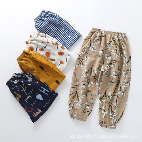 [HCM]Quần Alibaba cho bé Quần vải lanh thoáng mát rất phong cách TE02