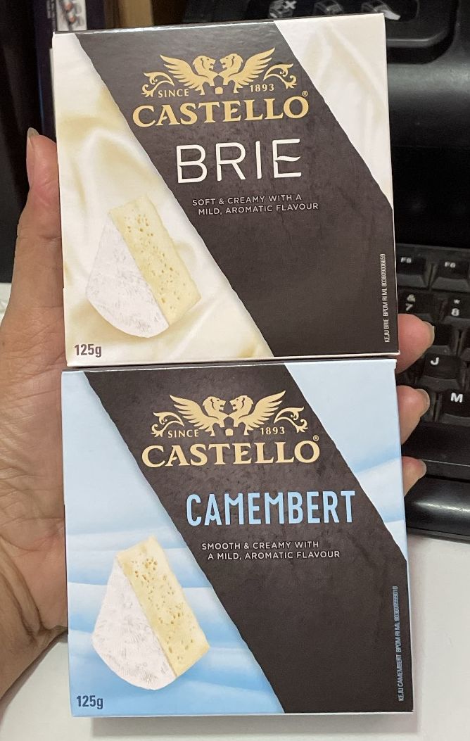 Phô mai danish Castello 125gr của Đan Mạch - Exp 02/09/2026