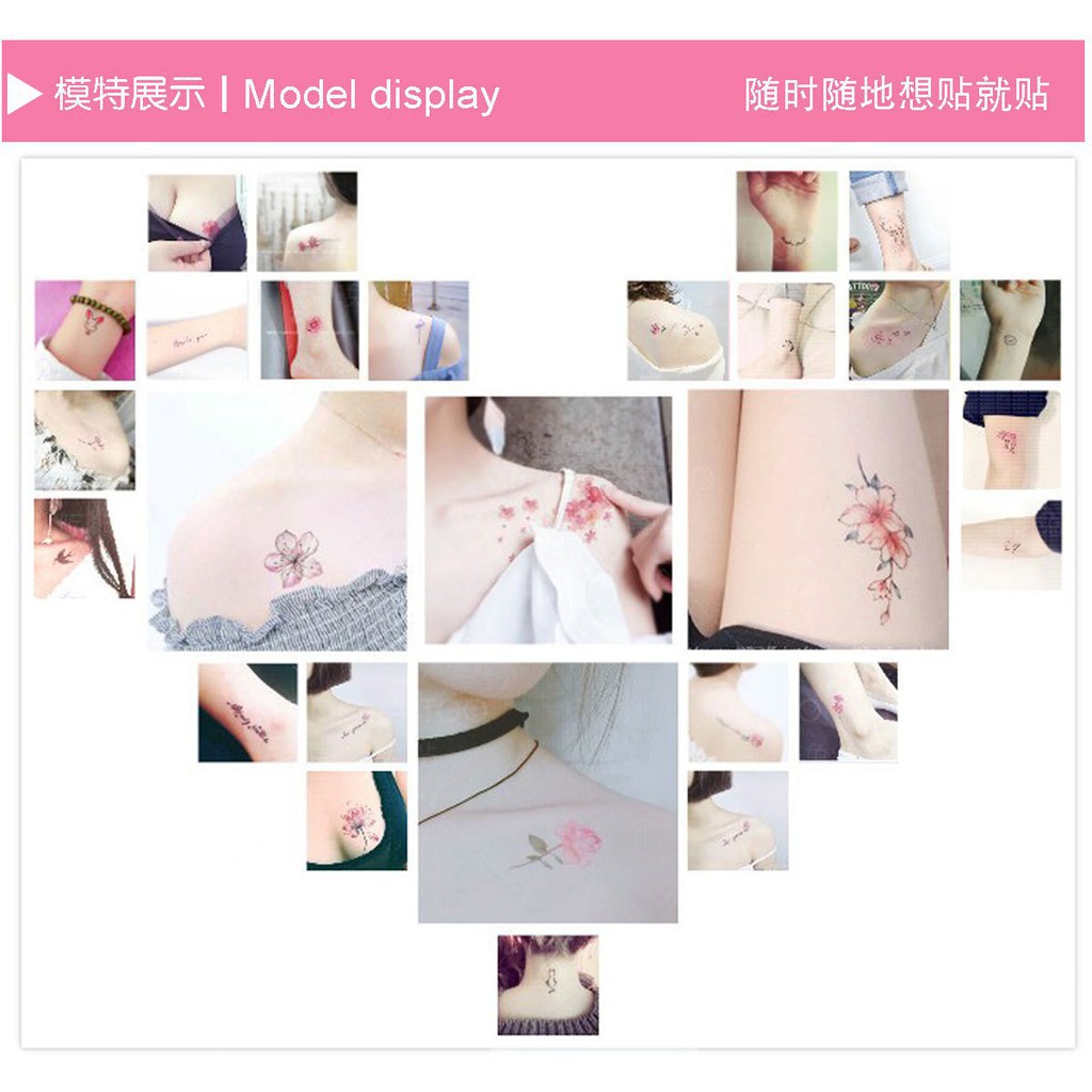 sỉ combo 120 tấm xăm dán tatoo hình ngẫu nhiên 120 mẫu-w06 tu9z