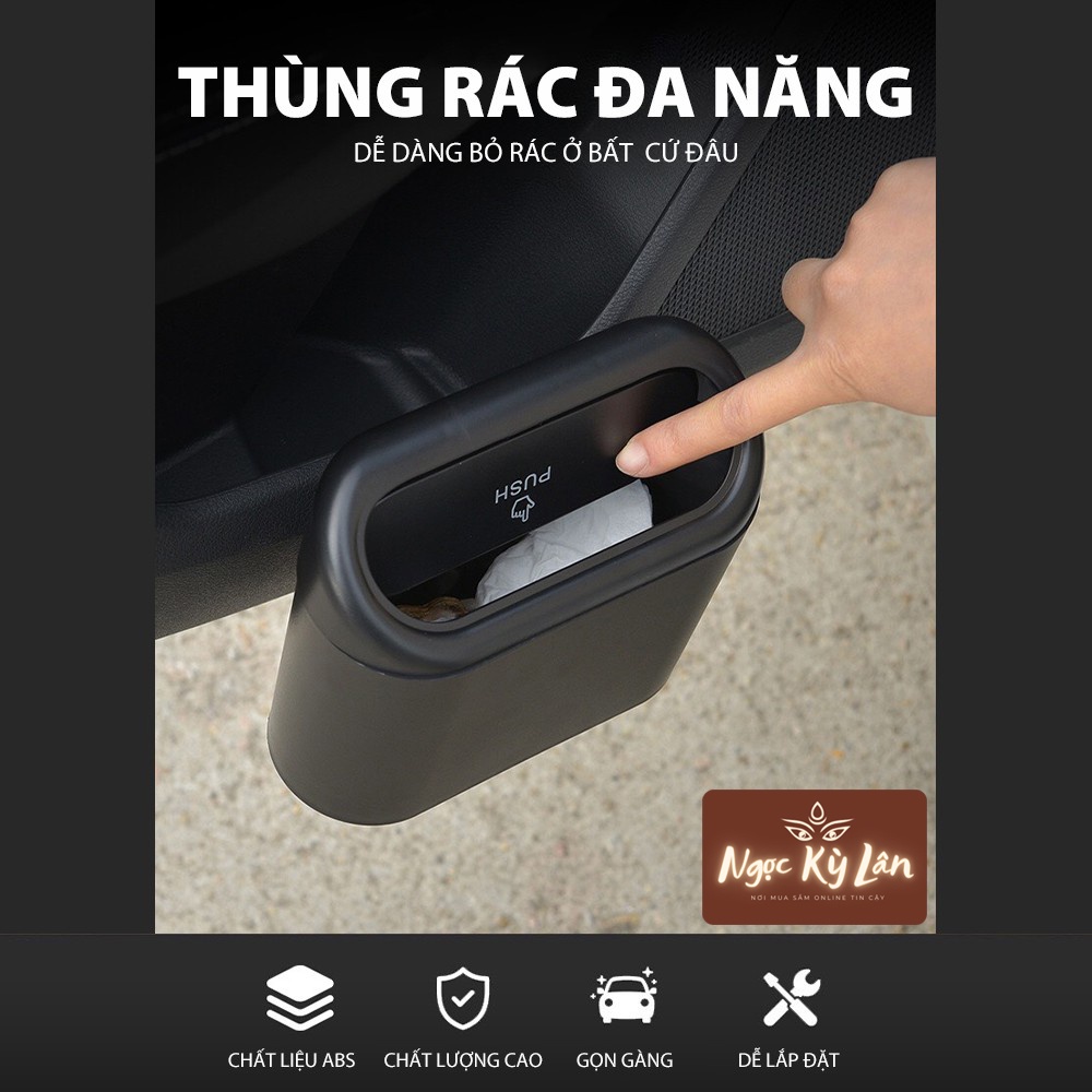 Thùng rác mini để trên xe ô tô, văn phòng