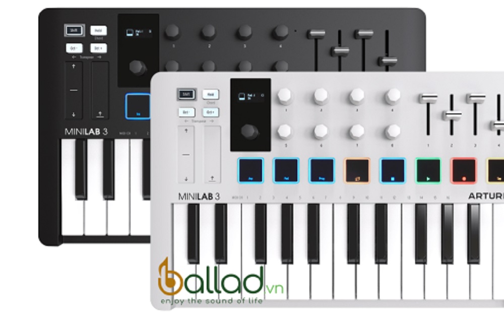 Arturia MiniLab 3 (màu trắng & đen)