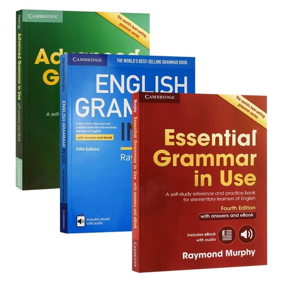 Grammar in Use With Answers + Audio - 3 Books