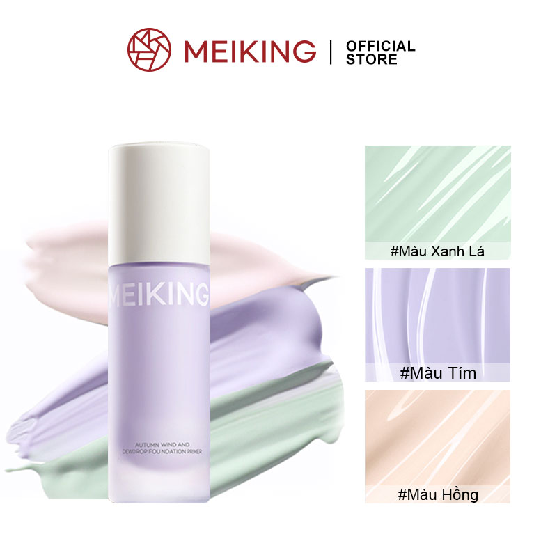 MEIKING Kem Nền Dạng Lỏng Che Khuyết Điểm Tông Màu Kiểm Dưỡng Ẩm Tự Nhiên Chống Thấm Nước Làm Sáng  Soát Dầu 30g