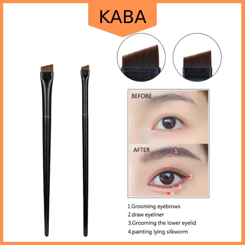 Derf cọ trang điểm cọ lông mày vát cọ kẻ mắt cọ trang điểm cạnh dao siêu mỏng dụng cụ làm đẹp kaba