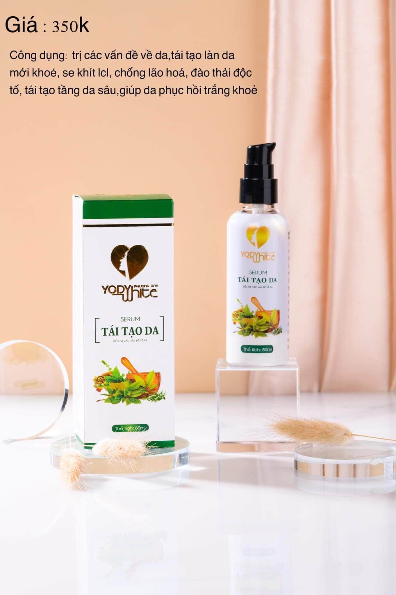 Ser.um Tái tạo da Yody White Phương Anh