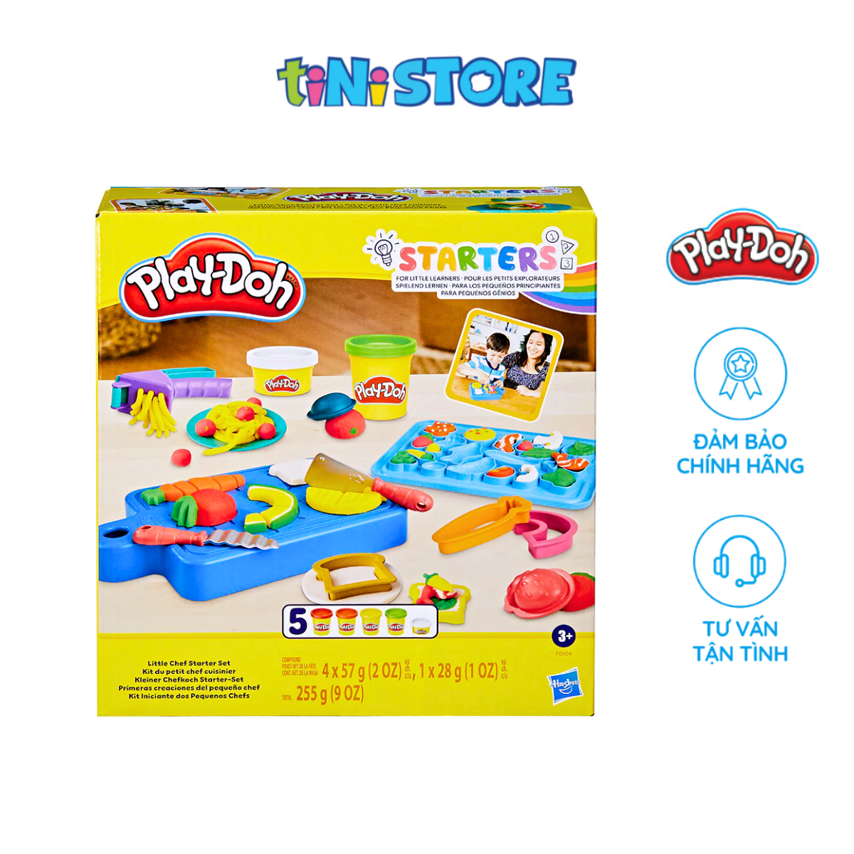 Bộ đồ chơi đất nặn bé tập làm đầu bếp Play-Doh F6904