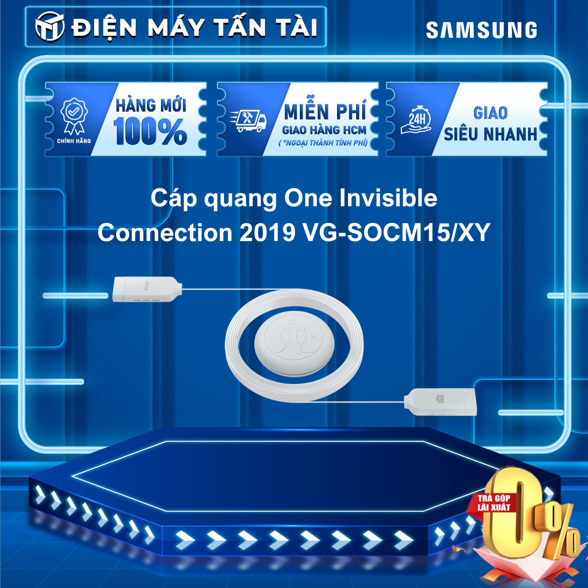 Cáp quang one invisible connection 2019 vg-socm15/xy