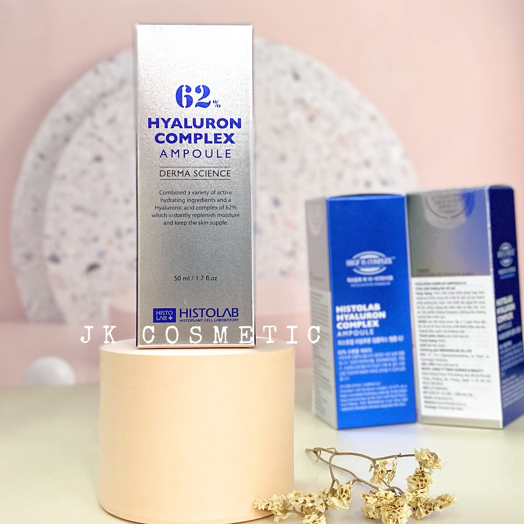 Tinh chất cấp ẩm thiết yếu - hyaluron complex ampoule 62% histolab