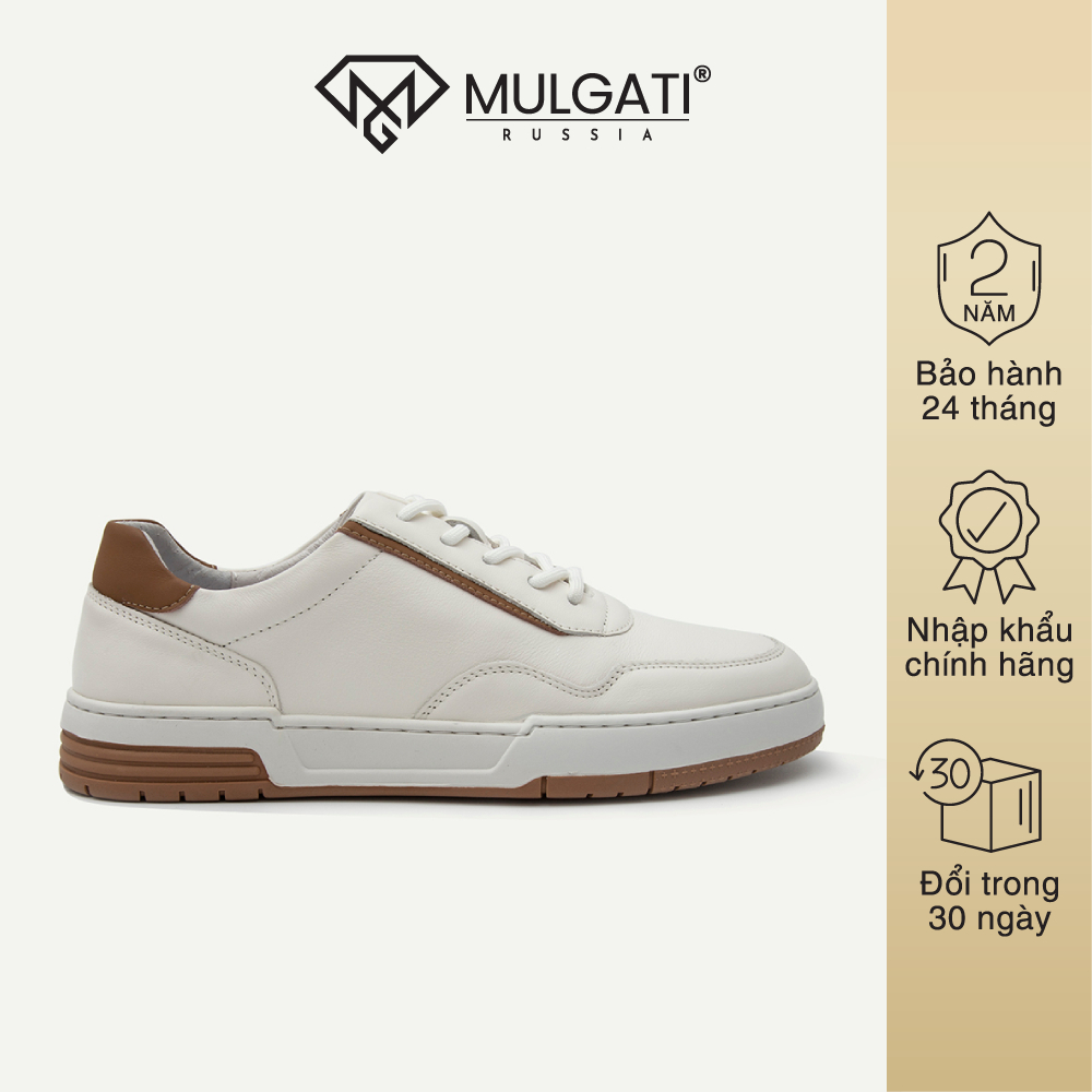 Giày thể thao nam mulgati sneaker low - top mũi viền - xb20649fk