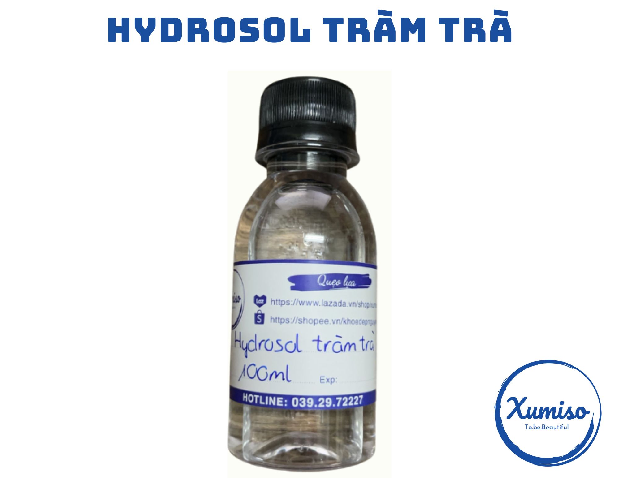 Hydrosol tràm trà - hydrosol - nguyên liệu mỹ phẩm - 50g/100g