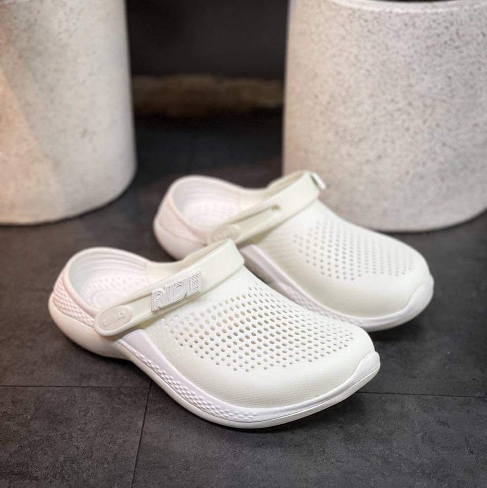   Xả kho  sục crocs chính hãng literide 360 clog sục cross literide xuất khẩu giày dép thời trang màu đen ghi 