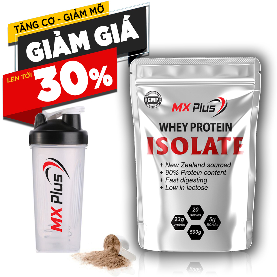 COMBO 5 Túi Sữa Tăng Cơ - Giảm Mỡ - Whey Protein Isolate MX Plus