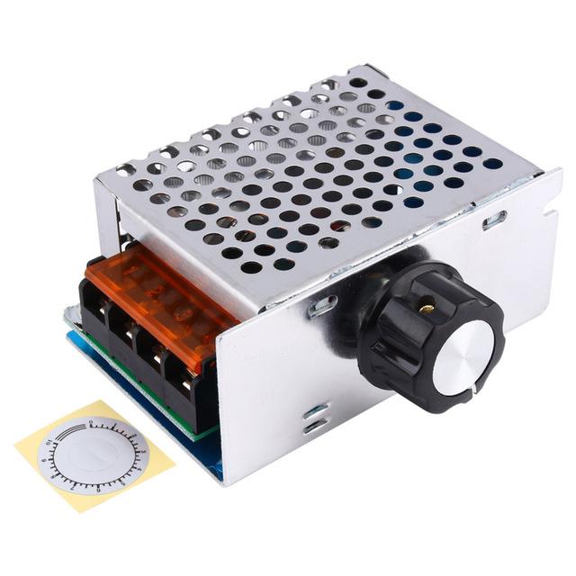 Bộ chiết áp điều khiển tốc độ và ánh sáng điện 220V công suất 4000W