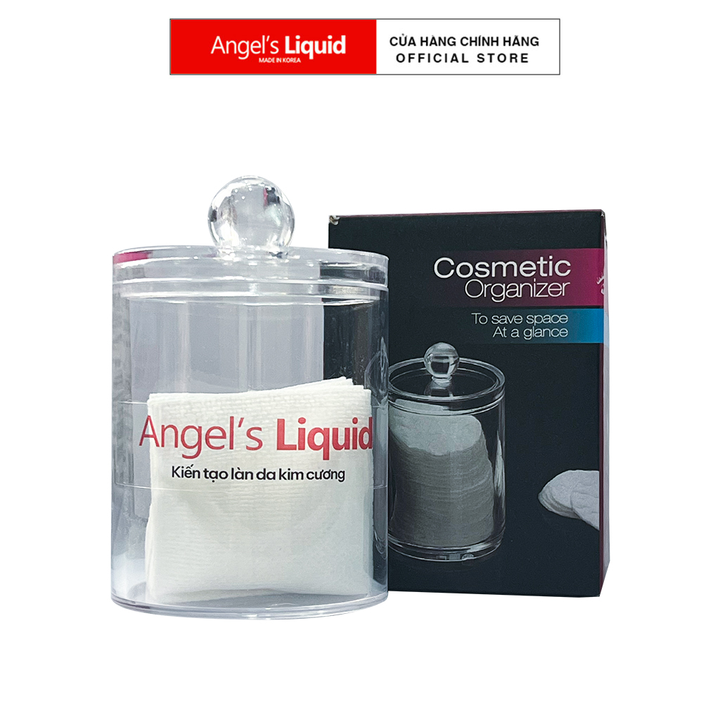 HB Gift Hủ đựng bông tẩy trang kháng khuẩn Angel s Liquid
