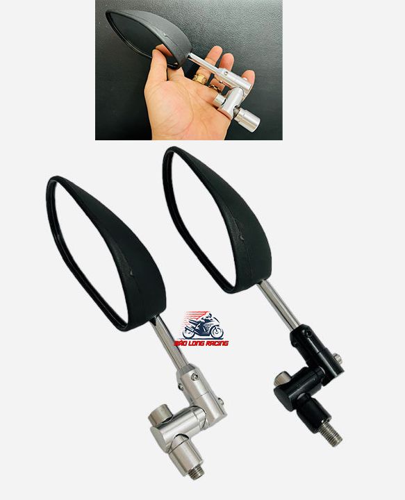 Kính Spark trái kèm chân xoay 360 nhôm CNC giá rẻ hàng chất lượng (shop có bán lẻ )