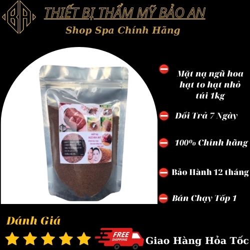 1 kg ngũ hoa hạt nhỏ mặt, nạ bột ngũ hoa nguyên chất hàng nhập khẩu,