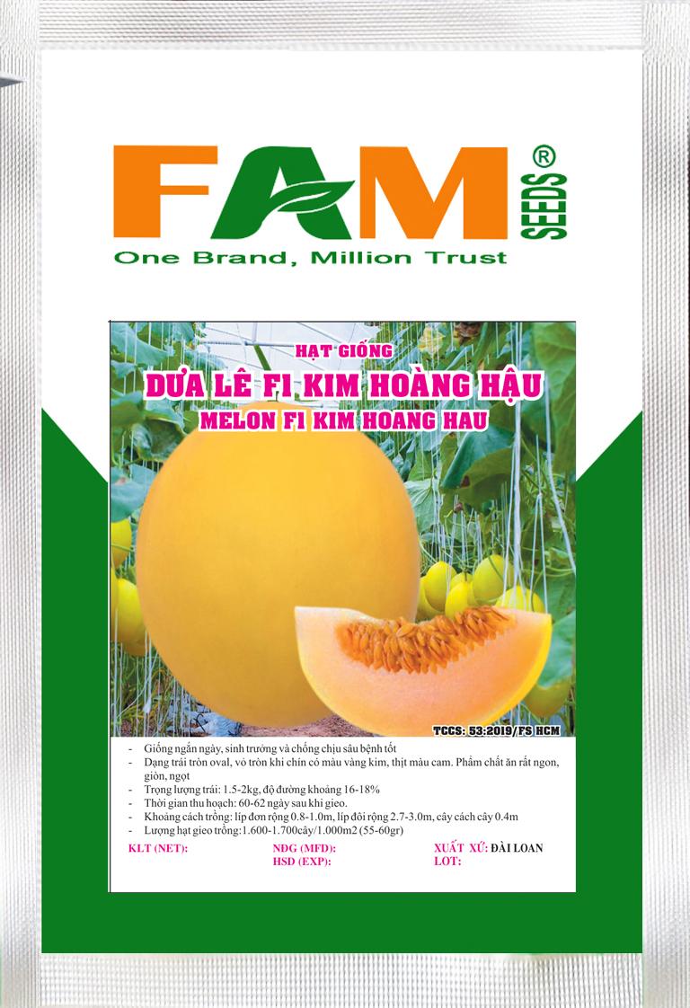 [HCM]Hạt Giống Dưa Lê F1 Kim Hoàng Hậu - Gói 0.2gr