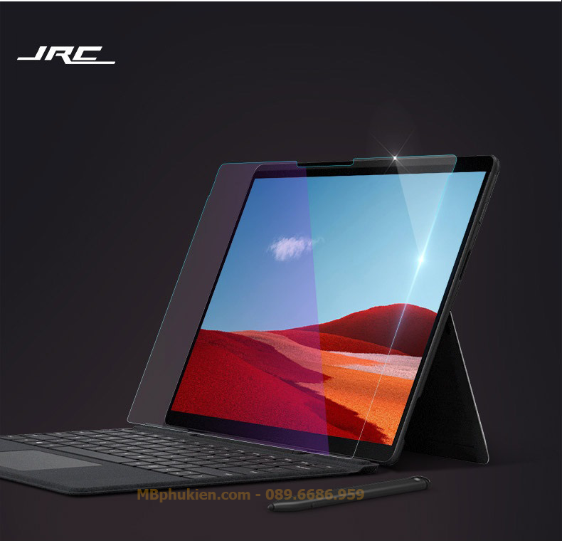 Kính cường lực chính hãng JRC cho Surface Pro 4,5,6,7,7+, Surface Go, Surface Go 2 ,Surface Pro X ,  Surface Book 1,2 13.5"