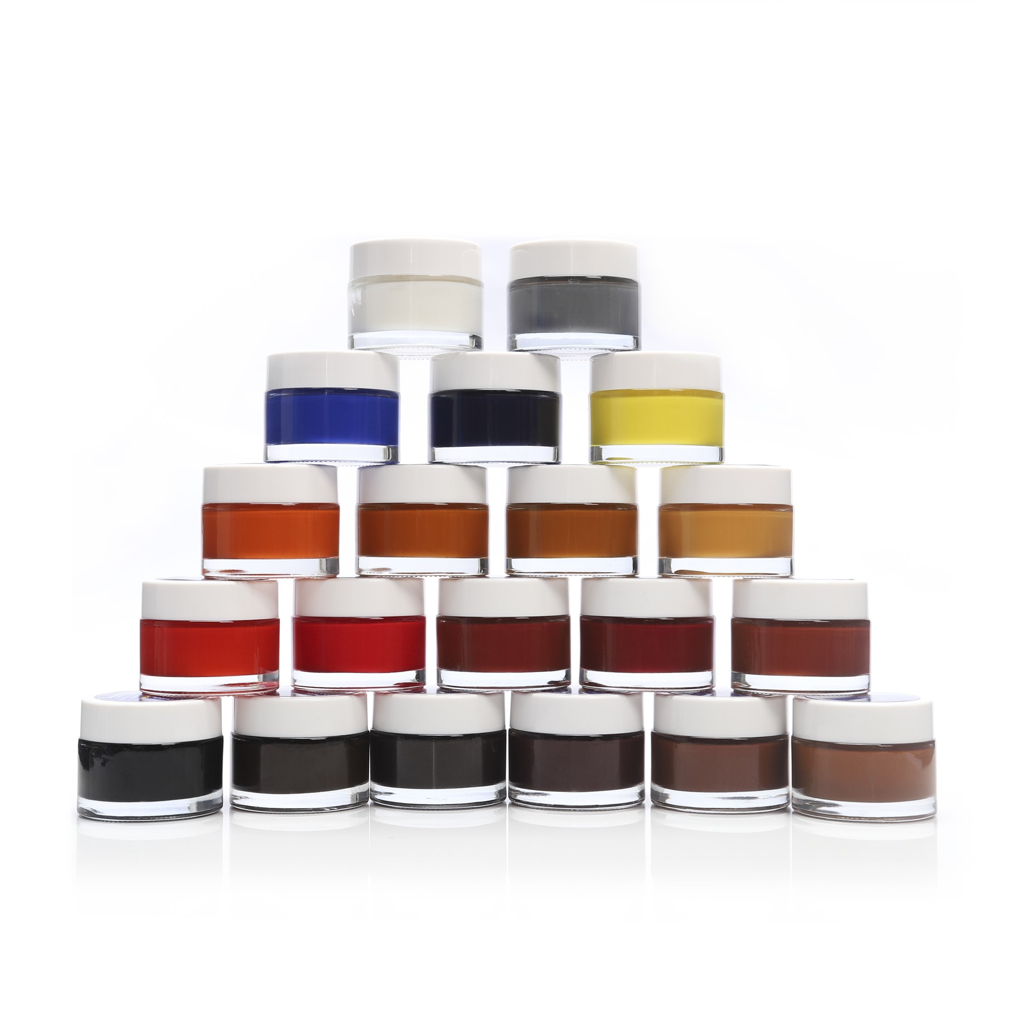 Xi kem màu đánh giày MOATTEO Xanh - Tím - Xám chuyên dụng 50gram