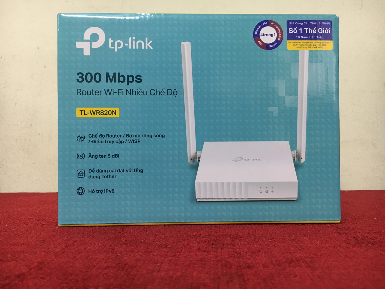 Bộ phát wifi 2 râu tplink 820n wireless chuẩn n, tốc độ cao 300mbps - hàng chính hãng