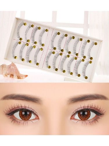 [HCM]Lông mi giả thủ công 217 gốc trong suốt tự nhiên KLM02- Nhà của KIM
