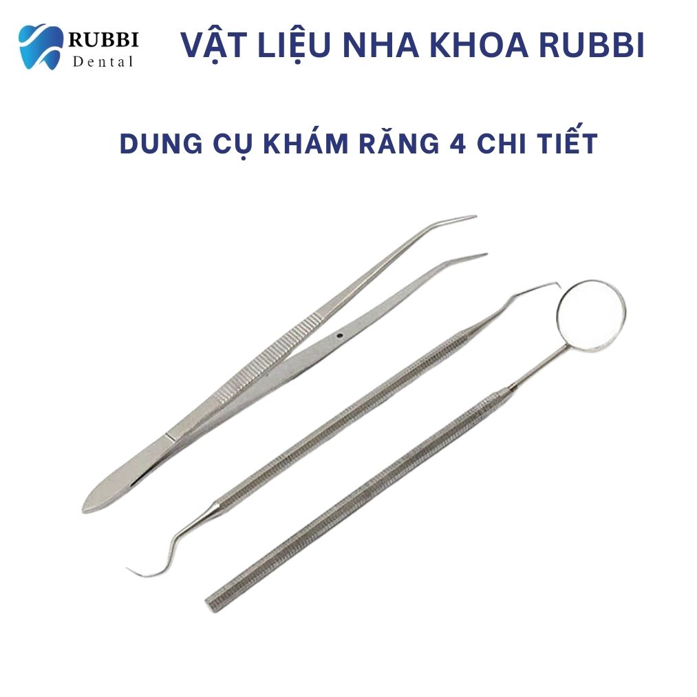 Bộ khám 4 chi tiết vệ sinh răng miệng dùng trong nha khoa