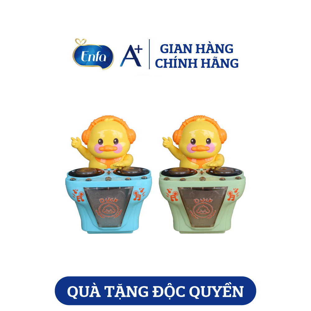 [Quà tặng Enfa] Đồ chơi vịt làm DJ dùng pin