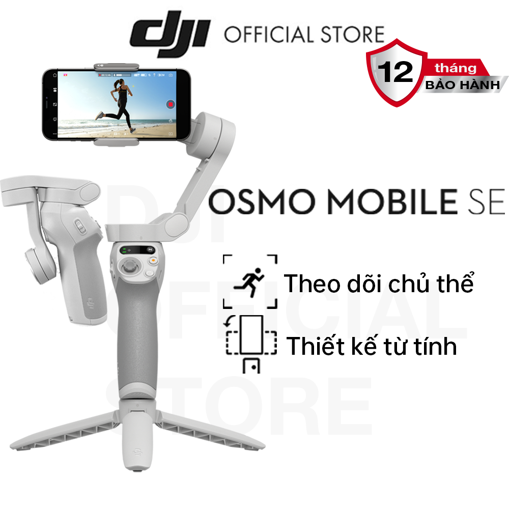 Gimbal chống rung điện thoại DJI Osmo Mobile SE gọn nhẹ theo dõi khuôn mặt (DJI OM SE)