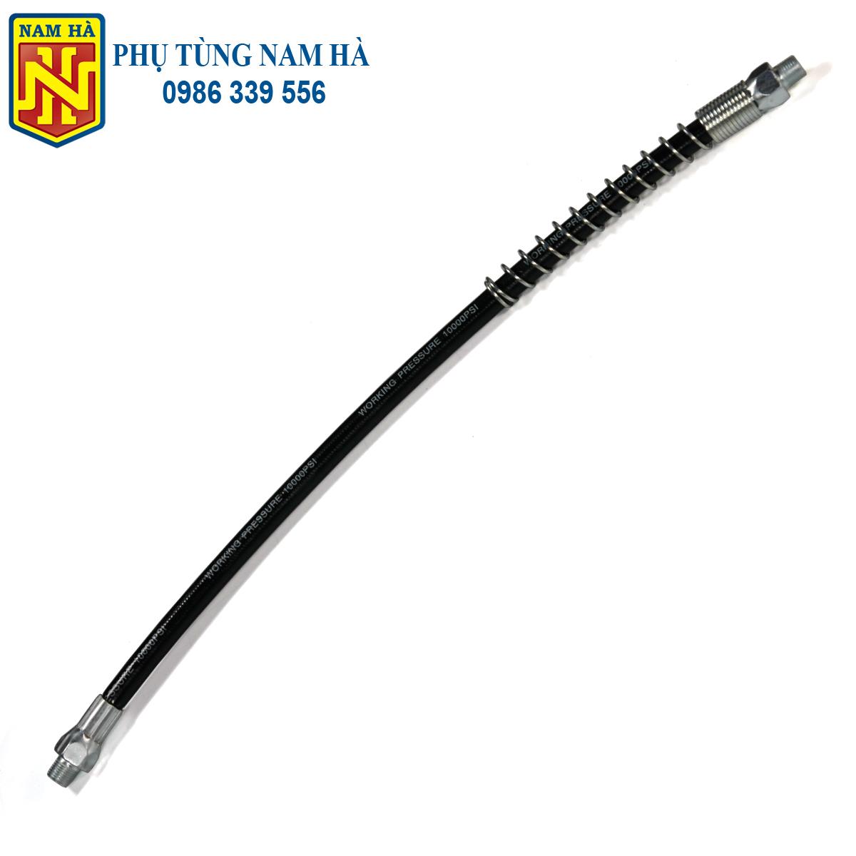 Ống dây bơm mỡ bò mềm M10x400 dây bơm áp lực cao hàng xịn vòi bơm mỡ mềm ống bơm mỡ mềm ống dây bơm mỡ mềm