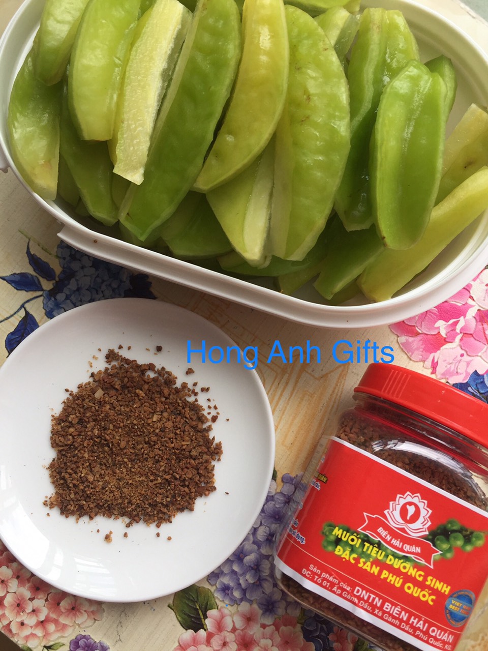 Combo 5 hủ 100g muối tiêu dưỡng sinh biên hải quán - đặc sản phú quốc