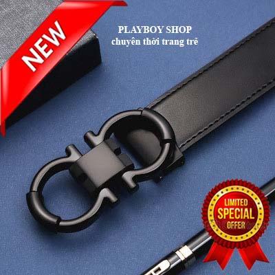 Thắt lưng nam, dây nịt nam cao cấp tlbk08