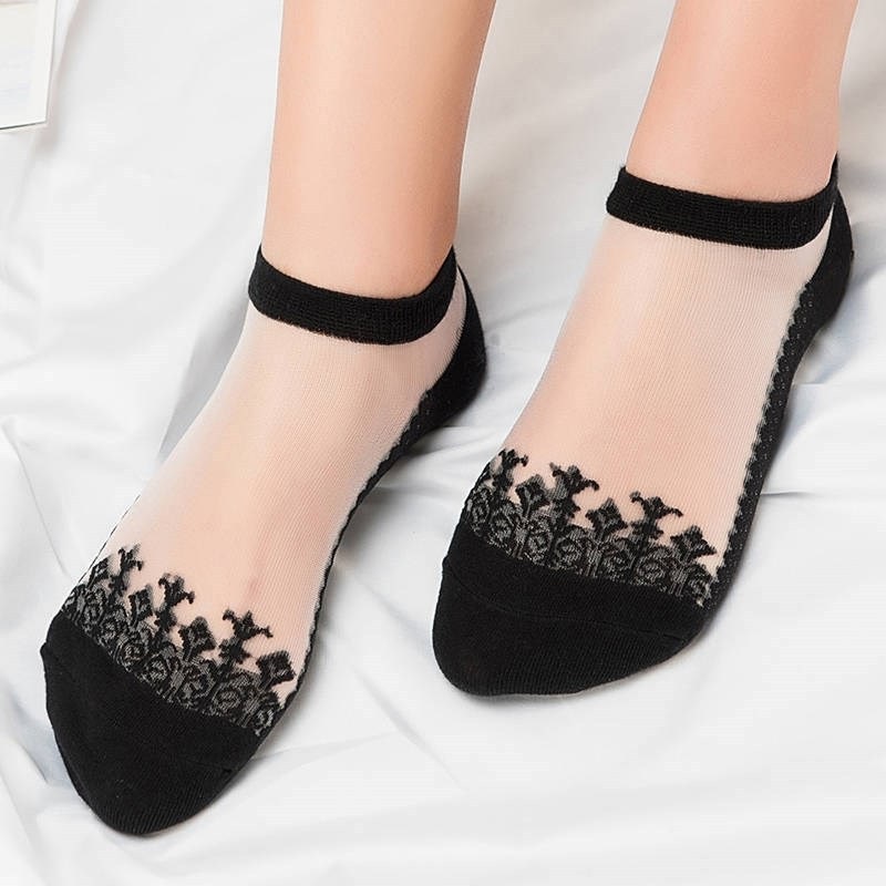 Set 5 đôi tất ren công chúa cổ ngắn cực xinh, tất hài ren công chúa, tất cổ ngắn, tất lưới ren hài, tất đi giày búp bê