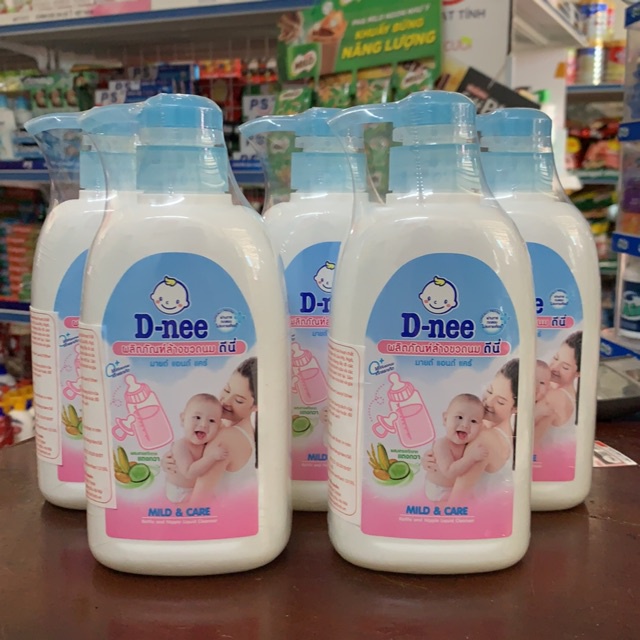 Nước rửa bình sữa dnee chai 500ml mild & care