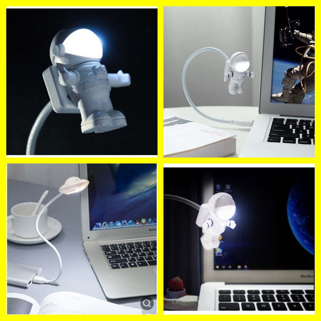 Đèn led phi hành gia, dĩa bay ufo kết nối usb cho latop, đèn bàn phím