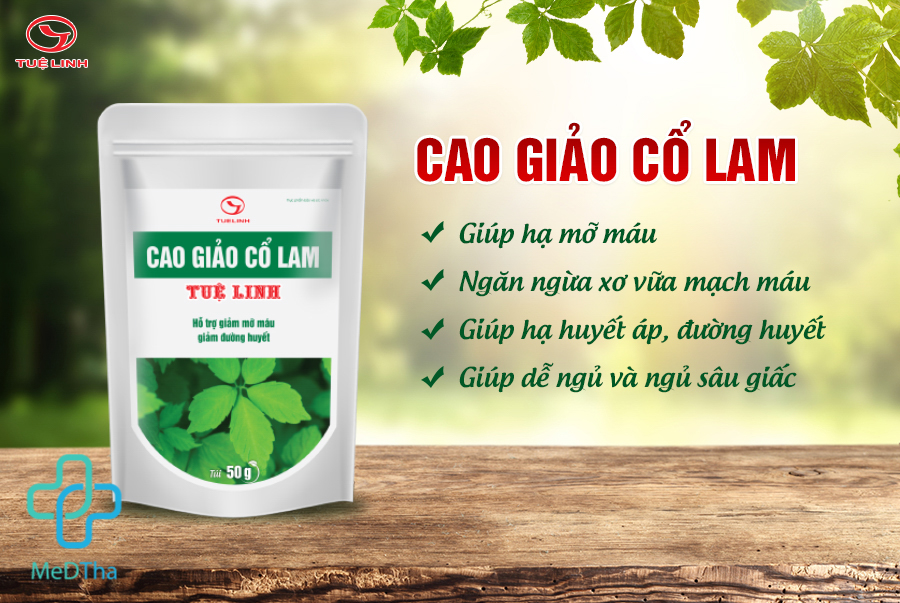 Cao khô Giảo Cổ Lam Tuệ Linh - Đẩy lùi tiểu đường, mỡ máu, cao huyết áp