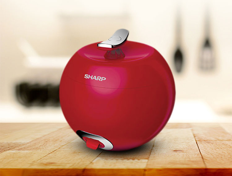 Nồi Cơm Điện Sharp KS-A08V-RD (0.72 lít) - Đỏ - Hàng chính hãng