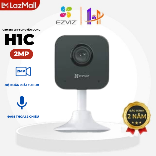 [LAZMALL] CAMERA EZVIZ H1C 2MP - THIẾT KẾ ĐƠN GIẢN GÓC NHÌN RỘNG, ĐÀM THOẠI 2 CHIỀU, TẦM QUAN SÁT HỒ